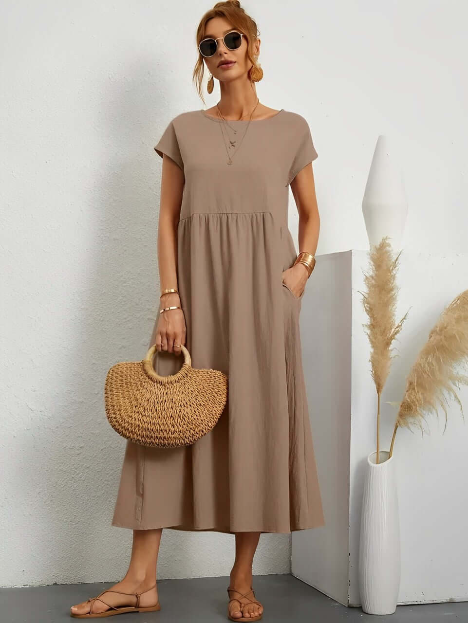 Summer Dress Breathable & Comfortable, view 9 - Elena Harper
