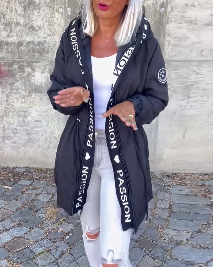 Alexa™ - Casual Coat with Hood