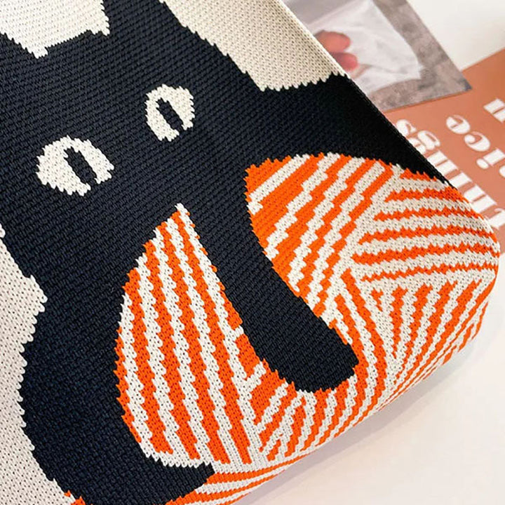 Creative Cat Pattern Handbag