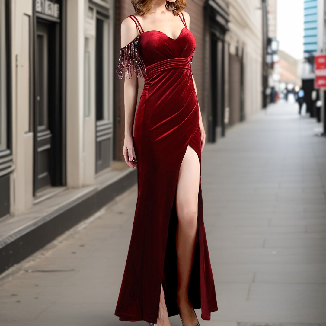 Chiara - High-Quality Velvet Evening Dress