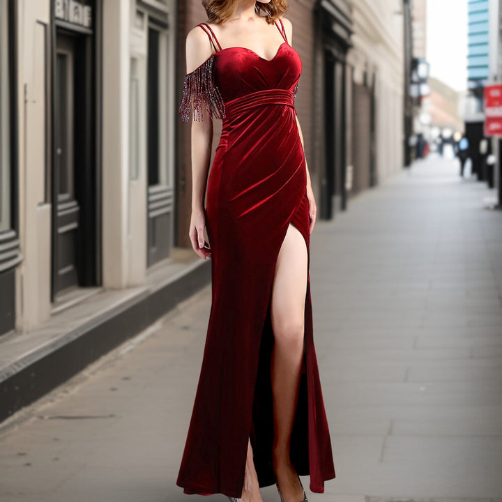 Chiara - High-Quality Velvet Evening Dress
