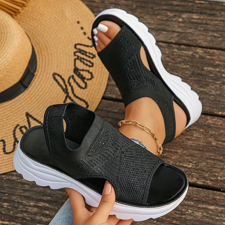 Asumi Comfortable Summer Sandals, view 2 - Elena Harper