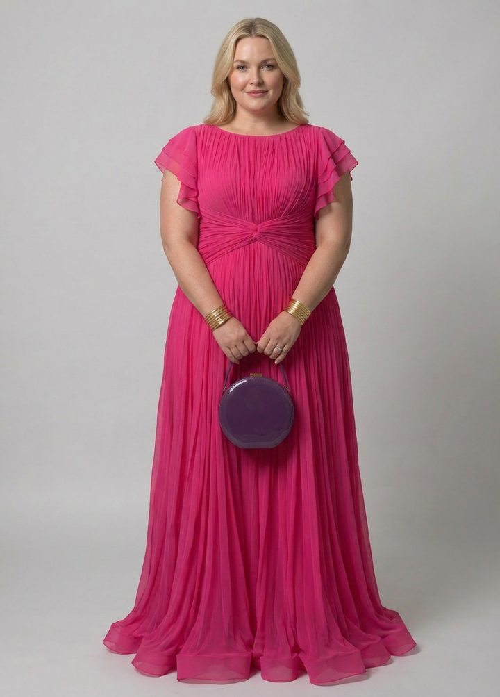 Stella & Grace™ | Pleated Evening Dress