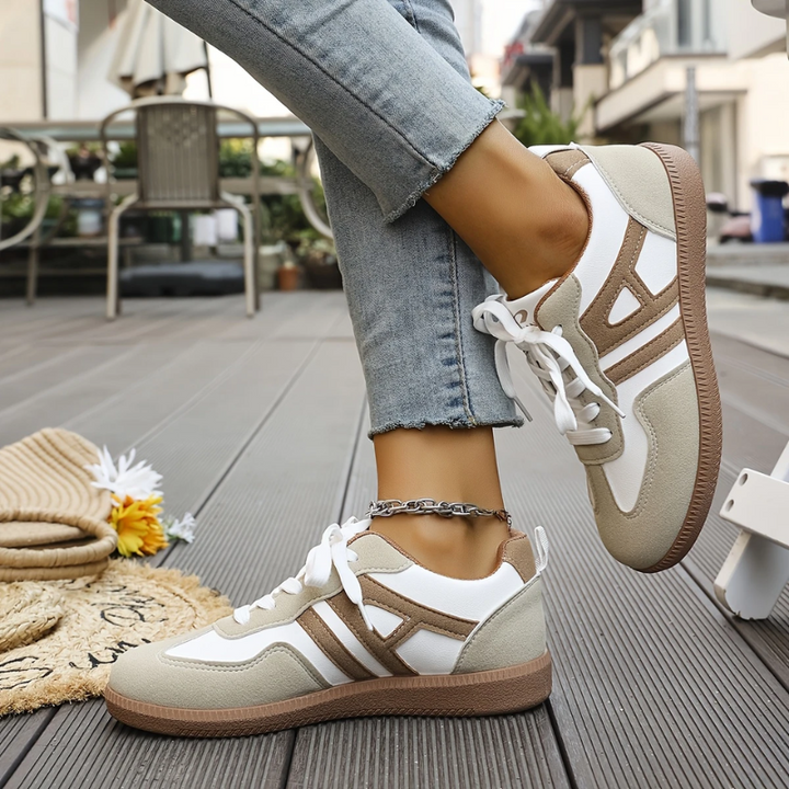 Lucinda Classic Two-Tone Shoes, view 4 - Elena Harper