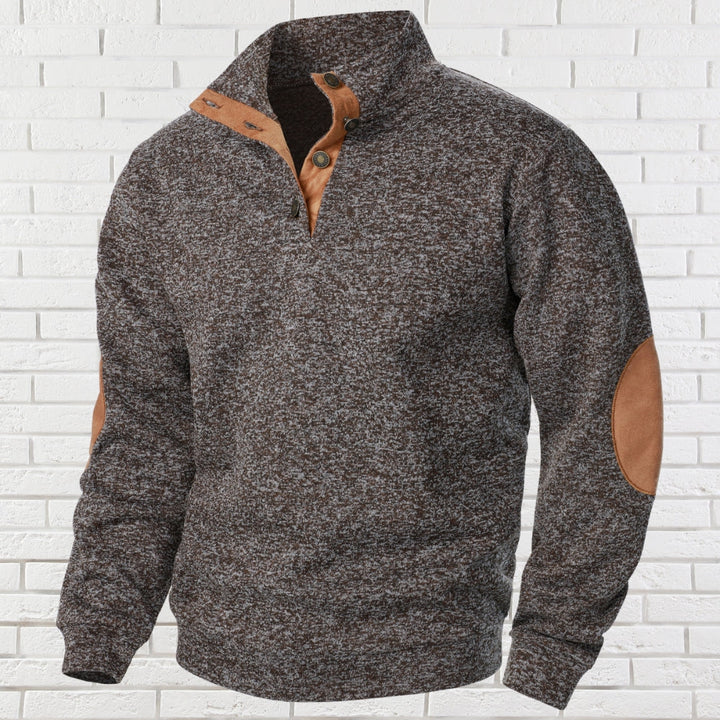 Harry Pullover with Stand-Up Collar, view 5 - Elena Harper