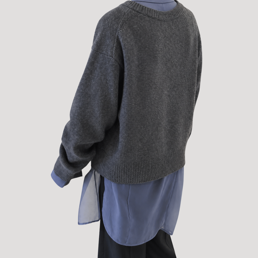 Asymmetrical Button-Front Women's Cardigan
