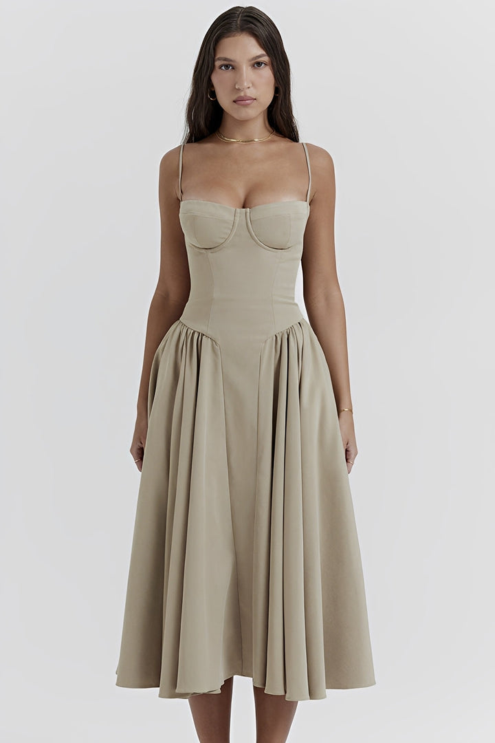 Bonnie Women's Backless Casual Dress, view 6 - Elena Harper