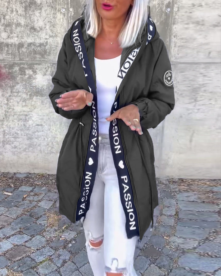 Alexa™ - Casual Coat with Hood