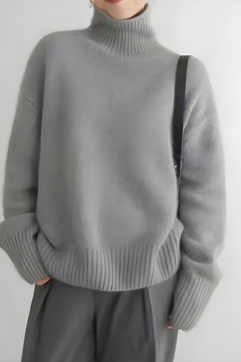 Elyn Knitted Turtleneck, view 6 - Elena Harper