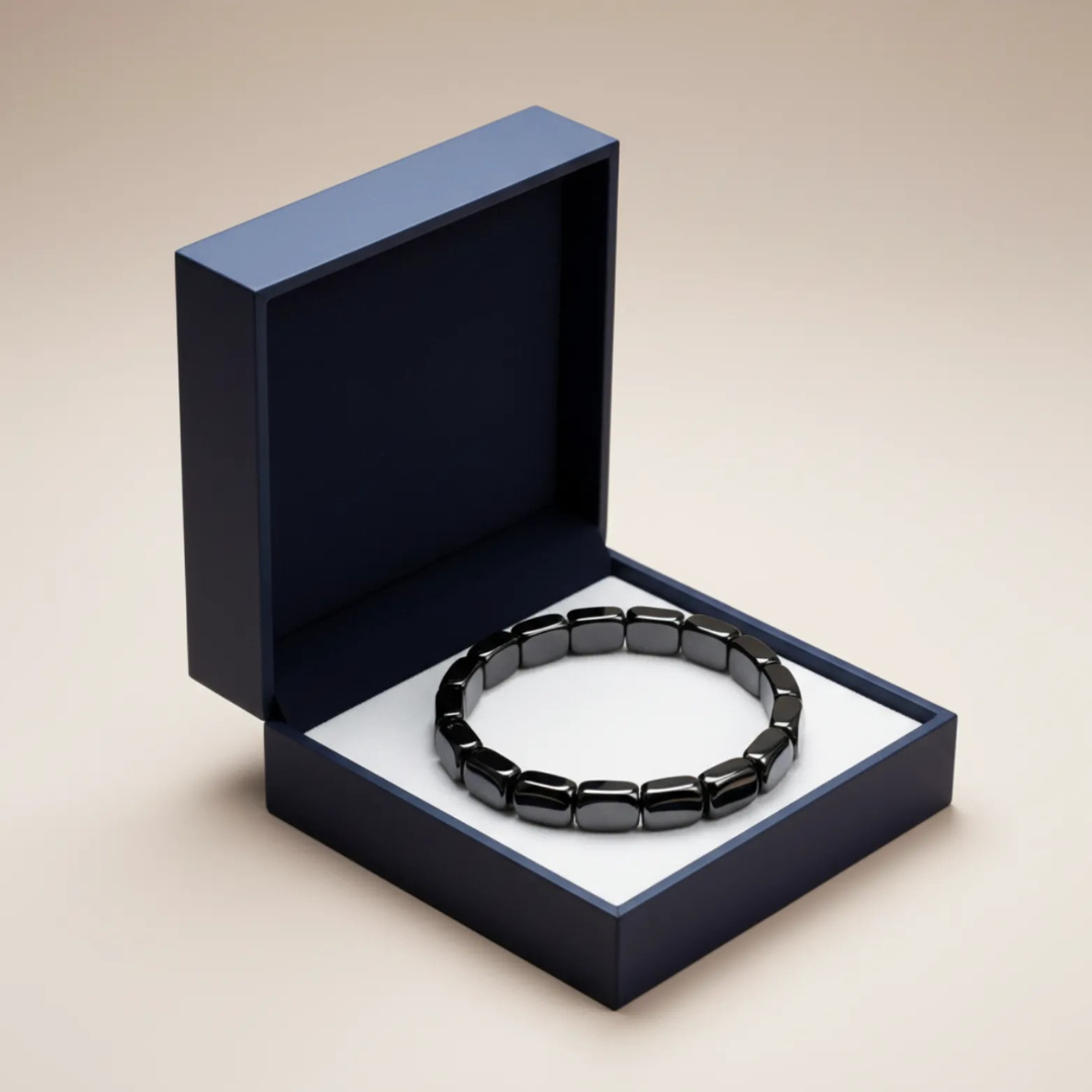 Men's Hematite Bracelet – Elegance, Strength & Stylish Energy