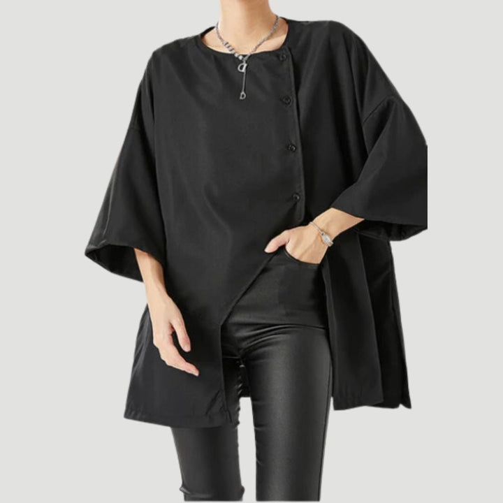 Barbara - Elegant Asymmetrical Blouse