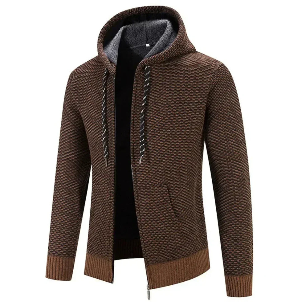 Lucien - Long Sleeve Hooded Sweater With Zipper