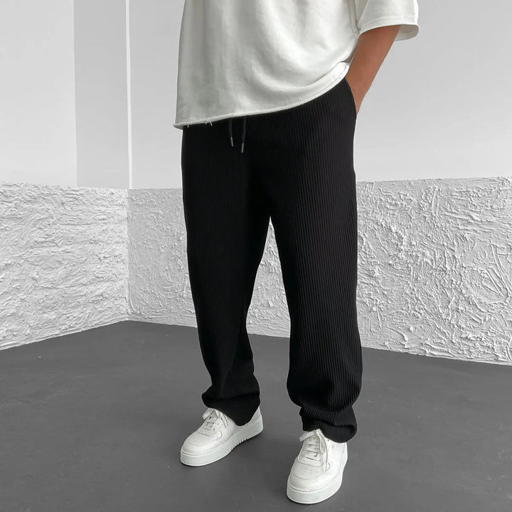 LAURENT MONACO | RIBBED KNIT PANTS