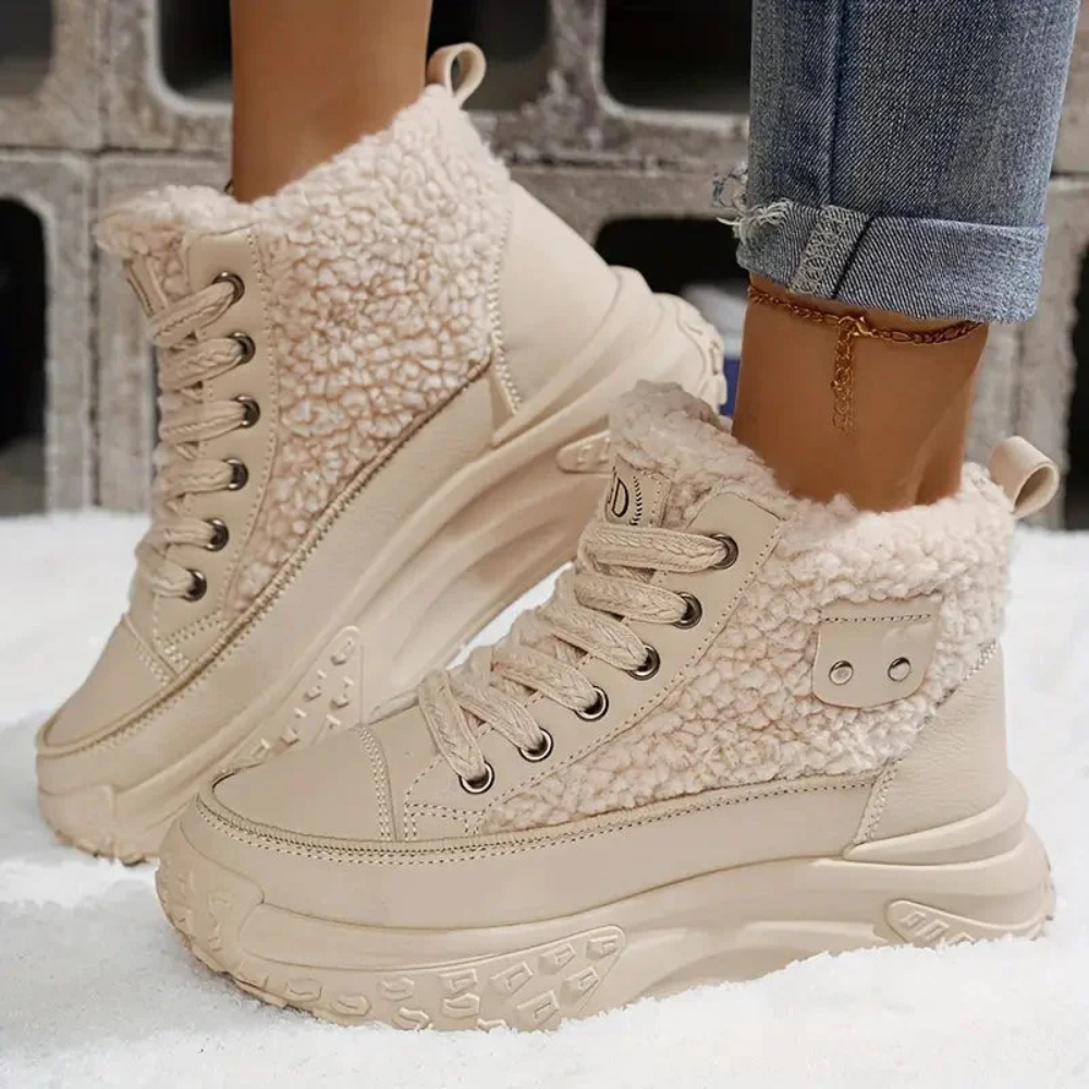 Kamilla™ | Warm lined winter boots with thick sole