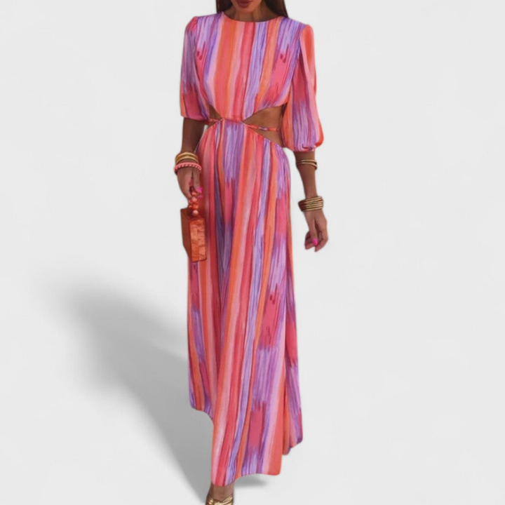 Elisa™  |  Riviera Radiance Maxi Dress
