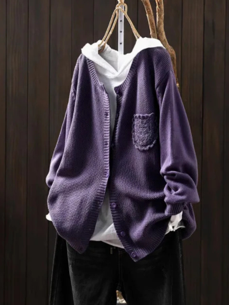 Madilynn | Relaxed Knit Pocket Cardigan