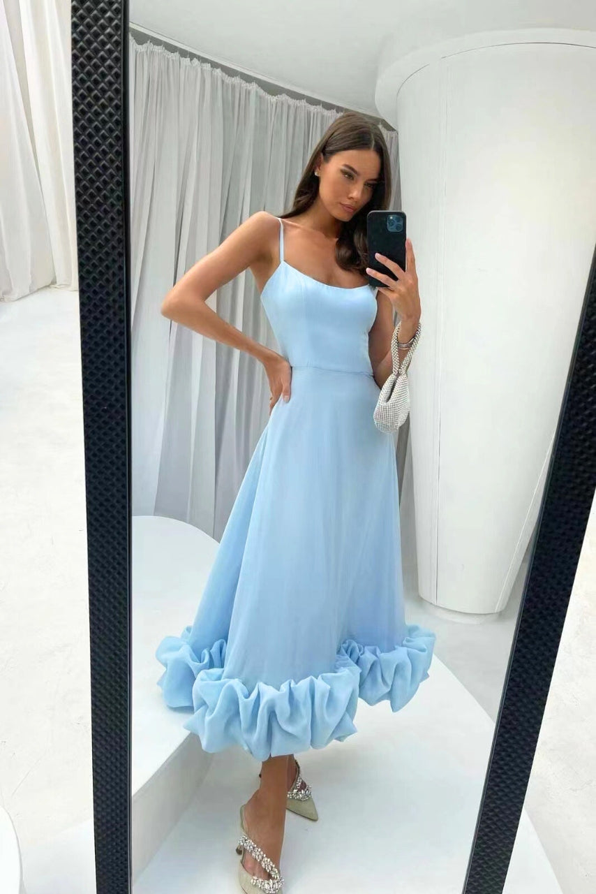 Ariana Graceful Flowing Dress, view 9 - Elena Harper