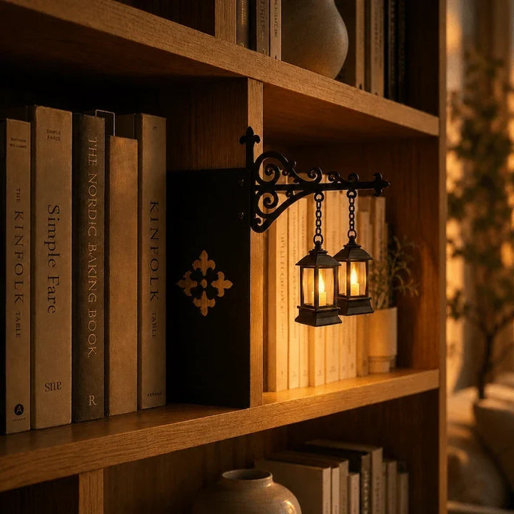 Halloween Ghost & Lantern Bookshelf Light