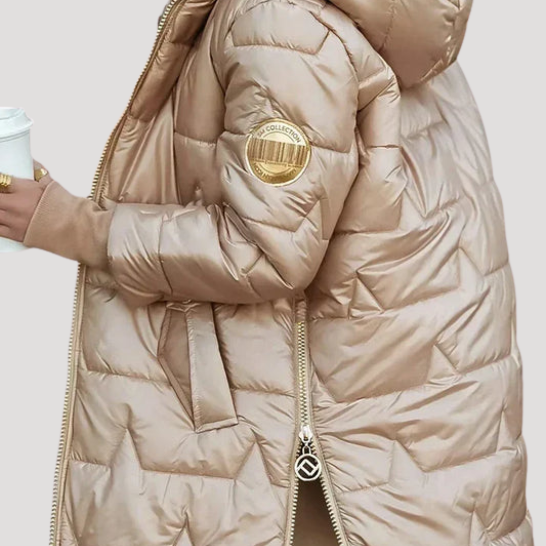 Women's Quilted Hooded Down Jacket