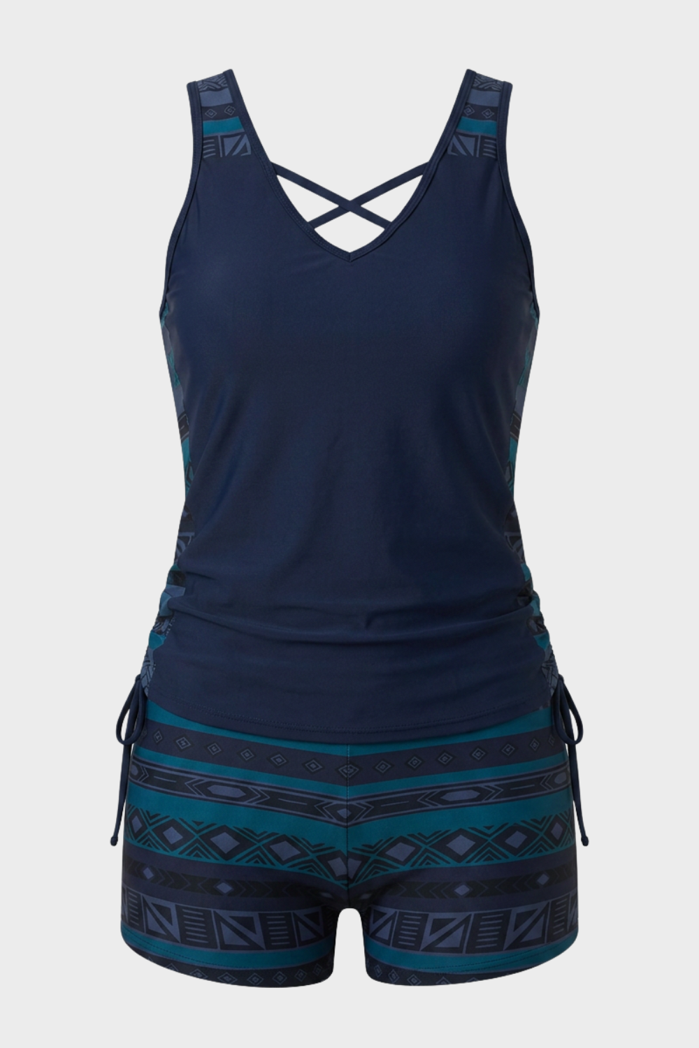 Women's Tankini Set | Patterned Shorts