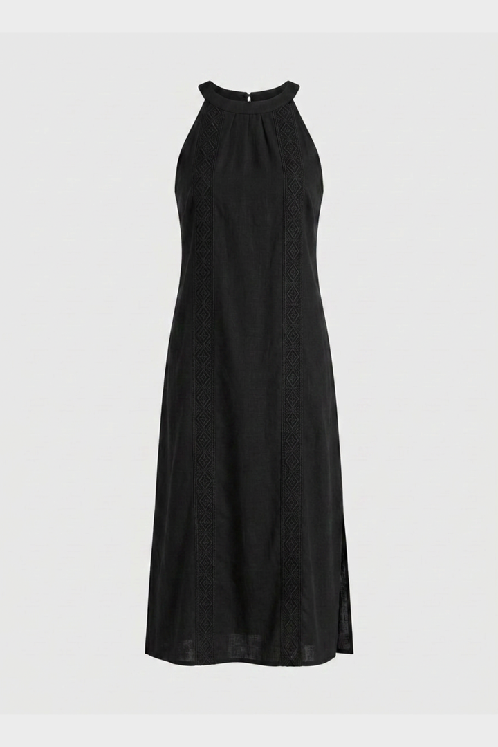 Women's Maxi Dress | Mock Neck Slim