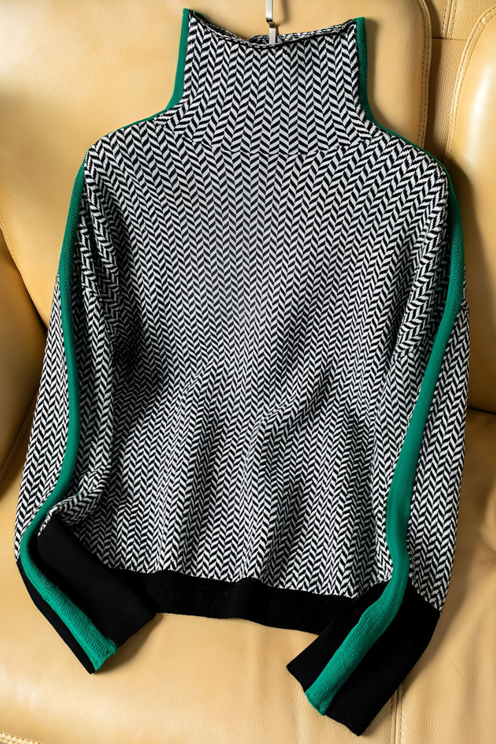 Nila™ | Trendy Casual Sweater with High Neck