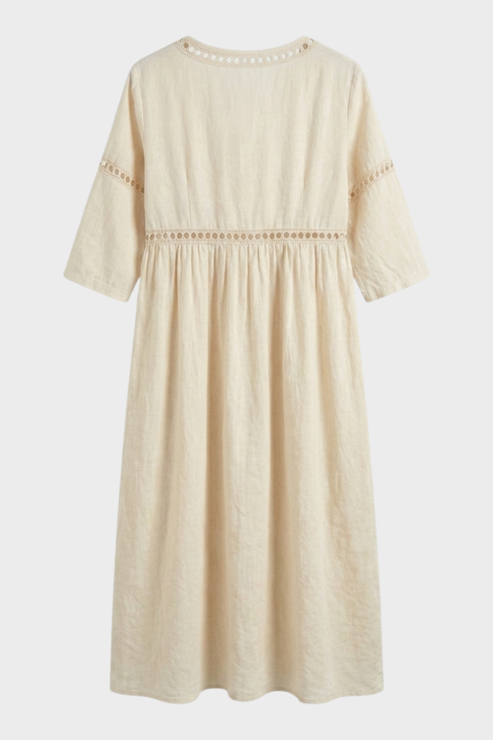 Women’s Natural Summer Dress | Midi