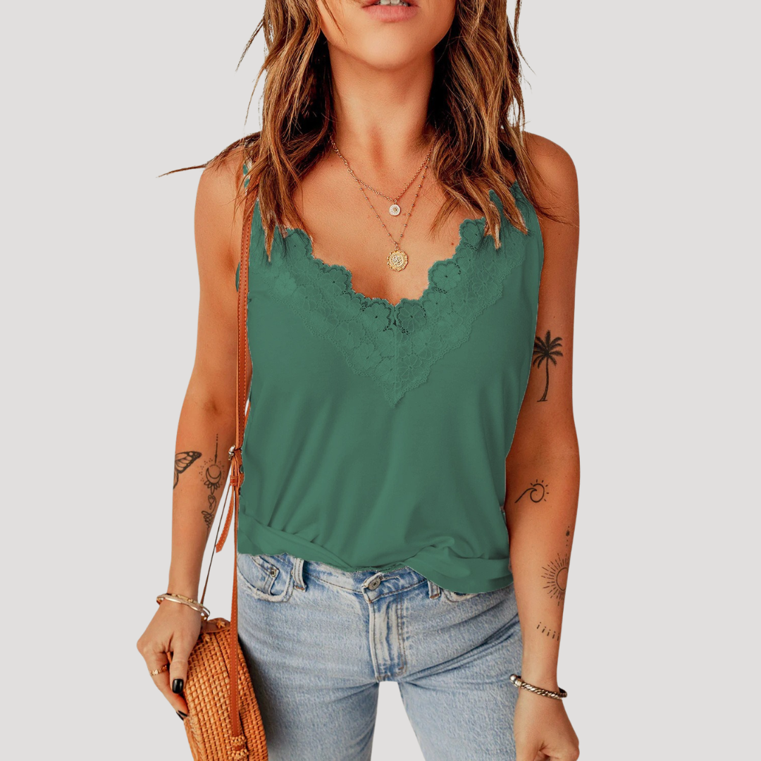 Women's Lace Tank Top Lightweight Summer