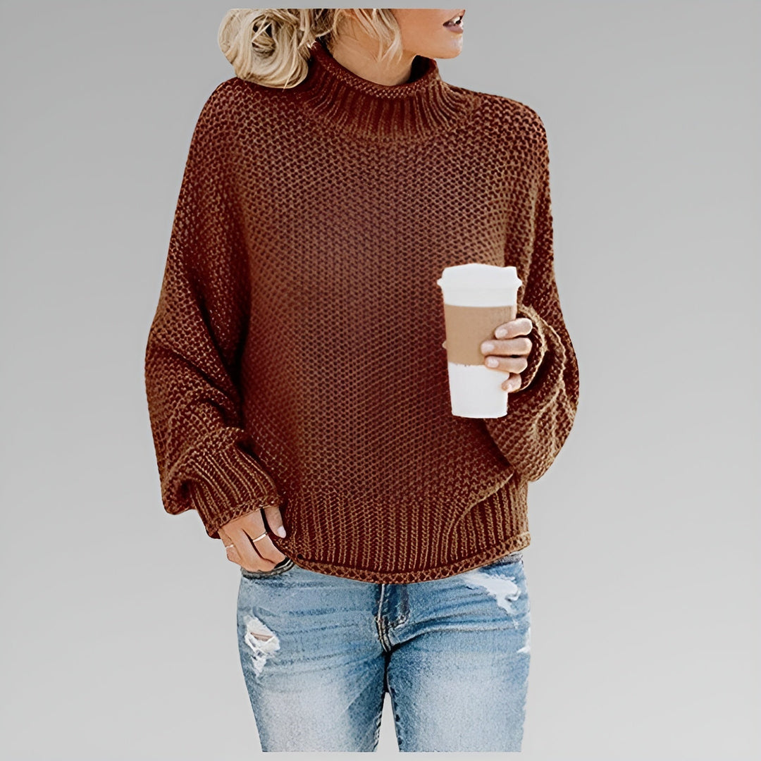 Anna Classic and Comfortable Sweater, view 6 - Elena Harper