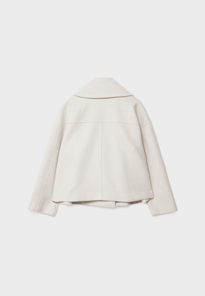 Elegant Cropped Women's Jacket Premium Tailored Design, view 8 - Elena Harper