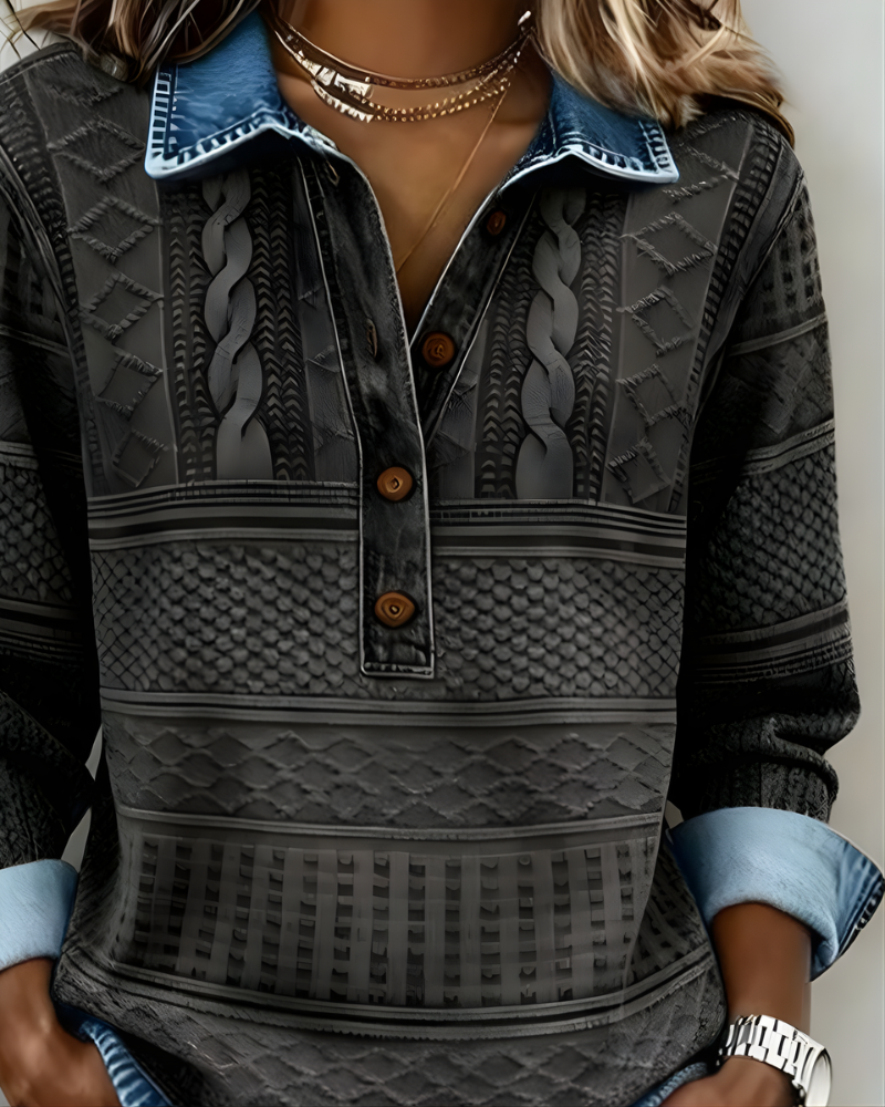 Rowan™  |  Half-button Collared Sweatshirt