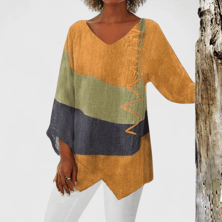 Elysia™  |  Sophisticated V-neck Tunic