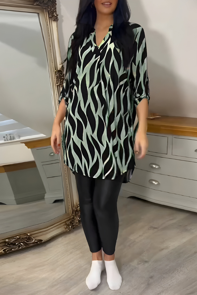 Tessa™ | Stylish Loose-Fitting Top with Print