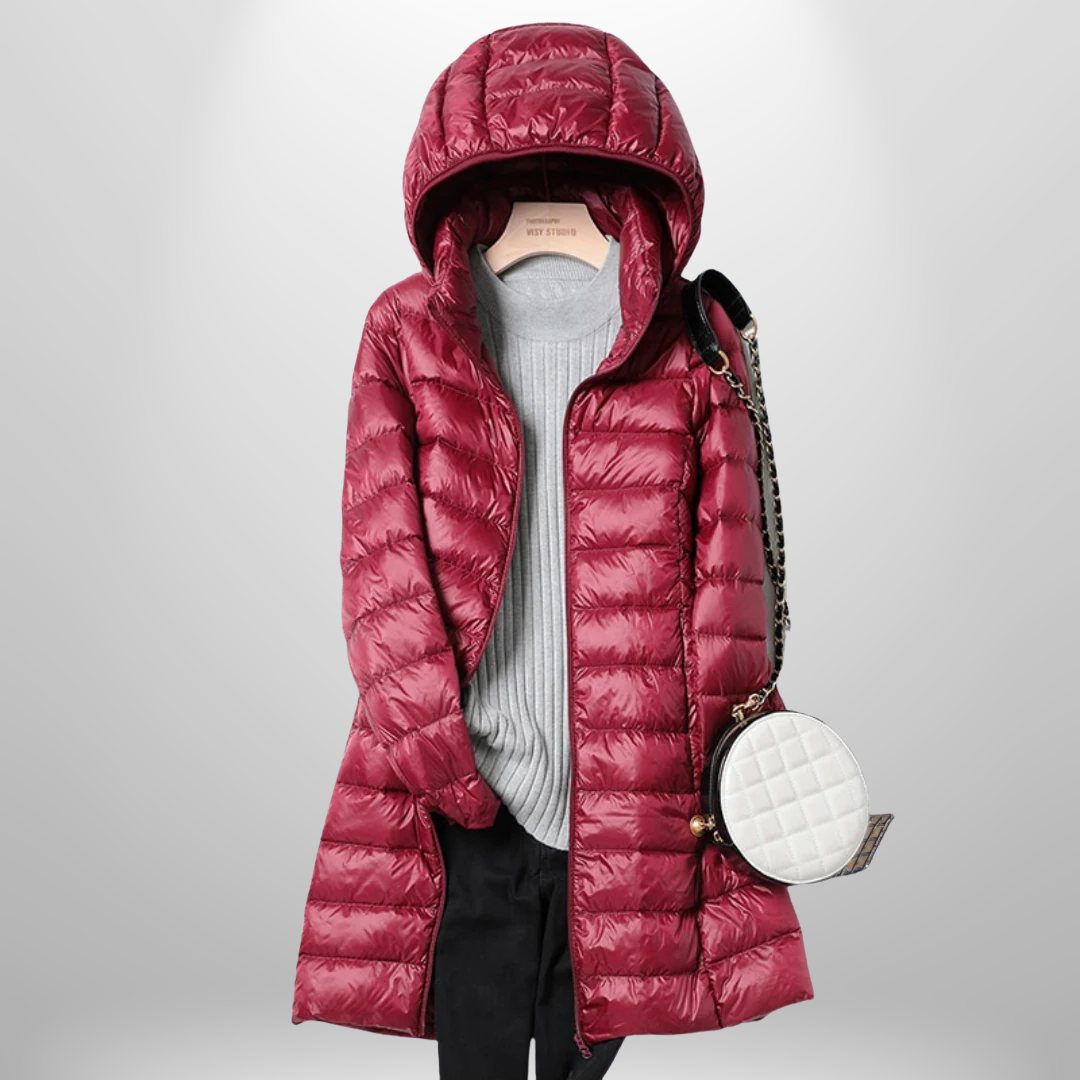Barlyza Ultra-Light Down Jacket, view 7 - Elena Harper