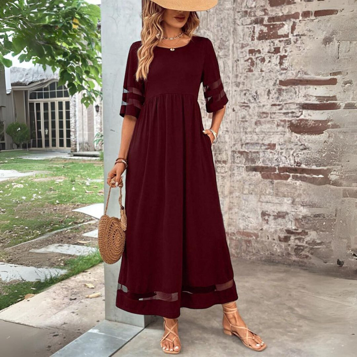 Aubrey Belly Coverage Dress, view 5 - Elena Harper
