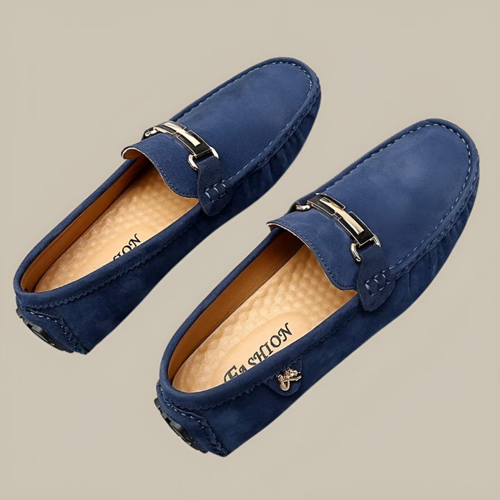 Men’s Suede Slip-On Moccasins