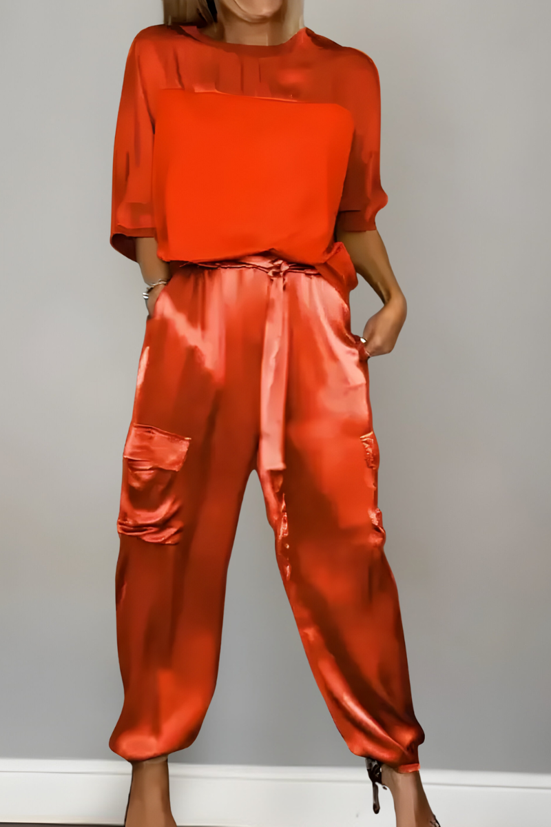 Enya Elegant Silky Soft Matching Set, view 6 - Elena Harper