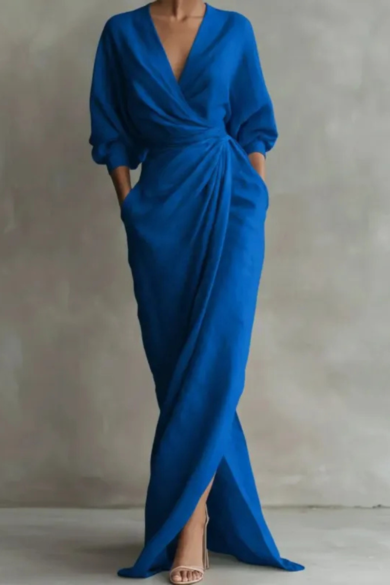 Nina™ | Stylish Wrap Maxi Dress