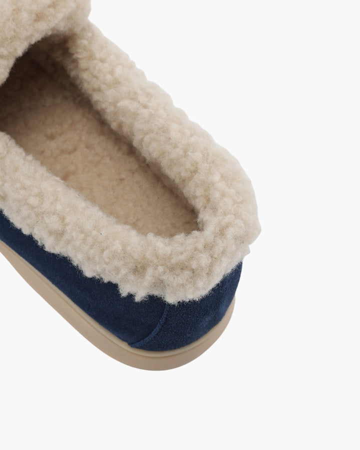 Fur-Lined Premium Loafers, view 5 - Elena Harper