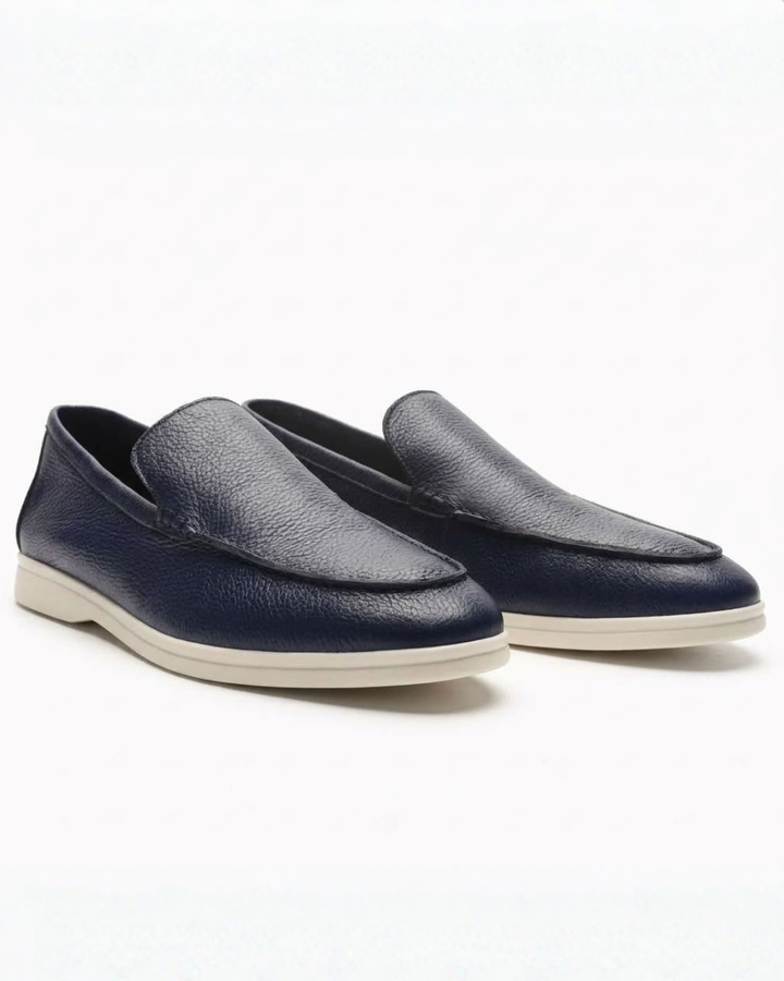 Slip-On Loafers with Stitching for Men