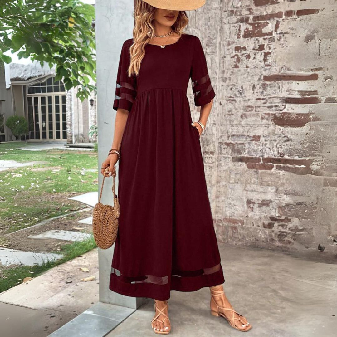 Aubrey Flattering Tummy-Smoothing Midi Dress - Elena Harper