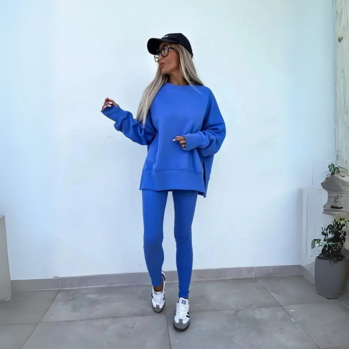 Madison Oversized Sweatshirt & Leggings, view 5 - Elena Harper