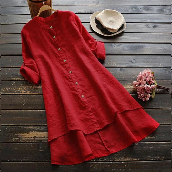 Maggie Summer Dress in Fresh and Comfortable Linen, view 6 - Elena Harper