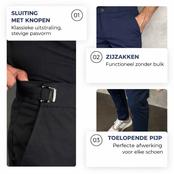 Milo™ | Stylish Fitted Casual Pants