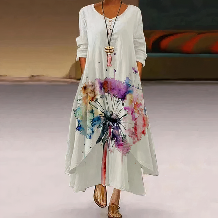 Flor Elegant Dress, view 6 - Elena Harper