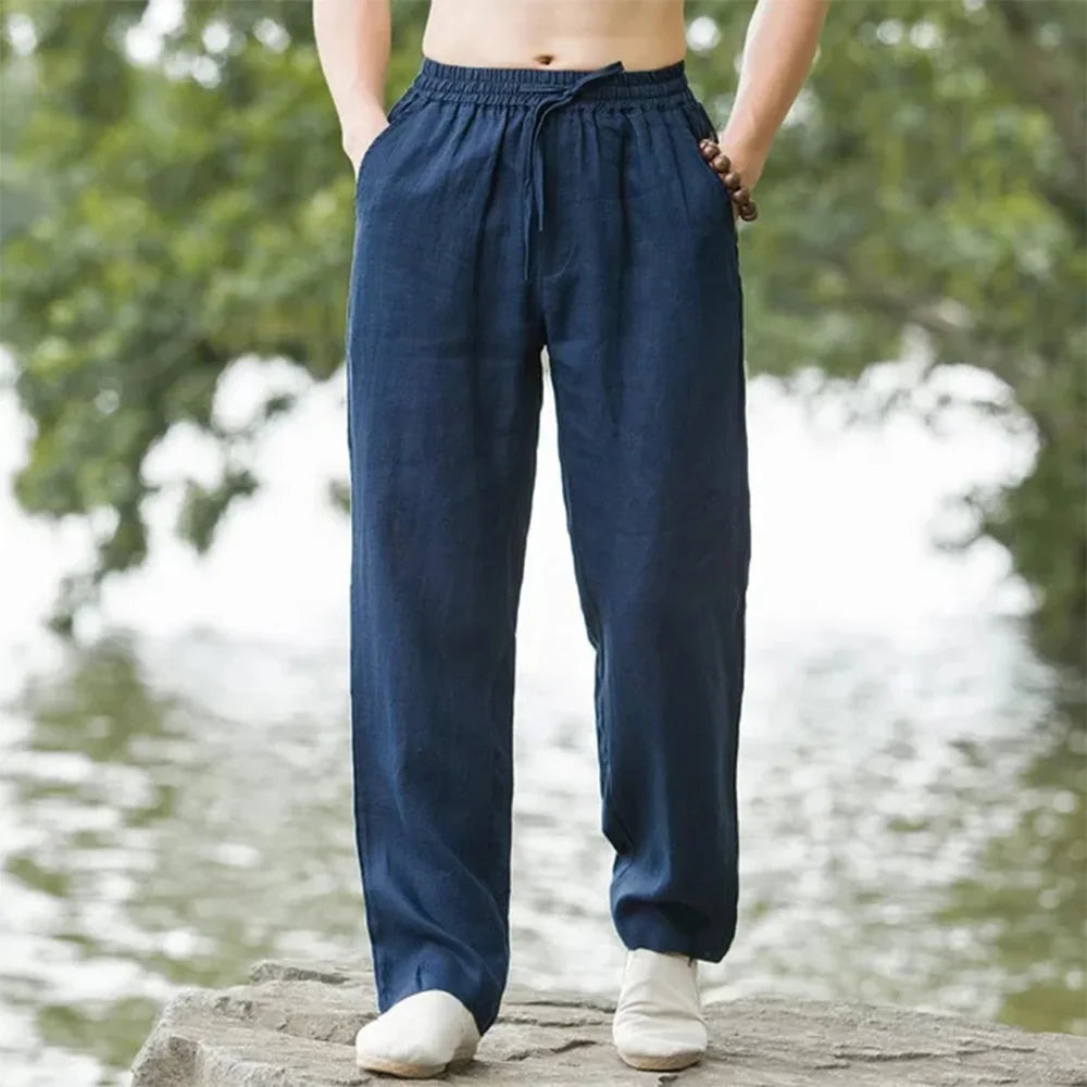Men's Linen Beach Pants for Effortless Summer Comfort