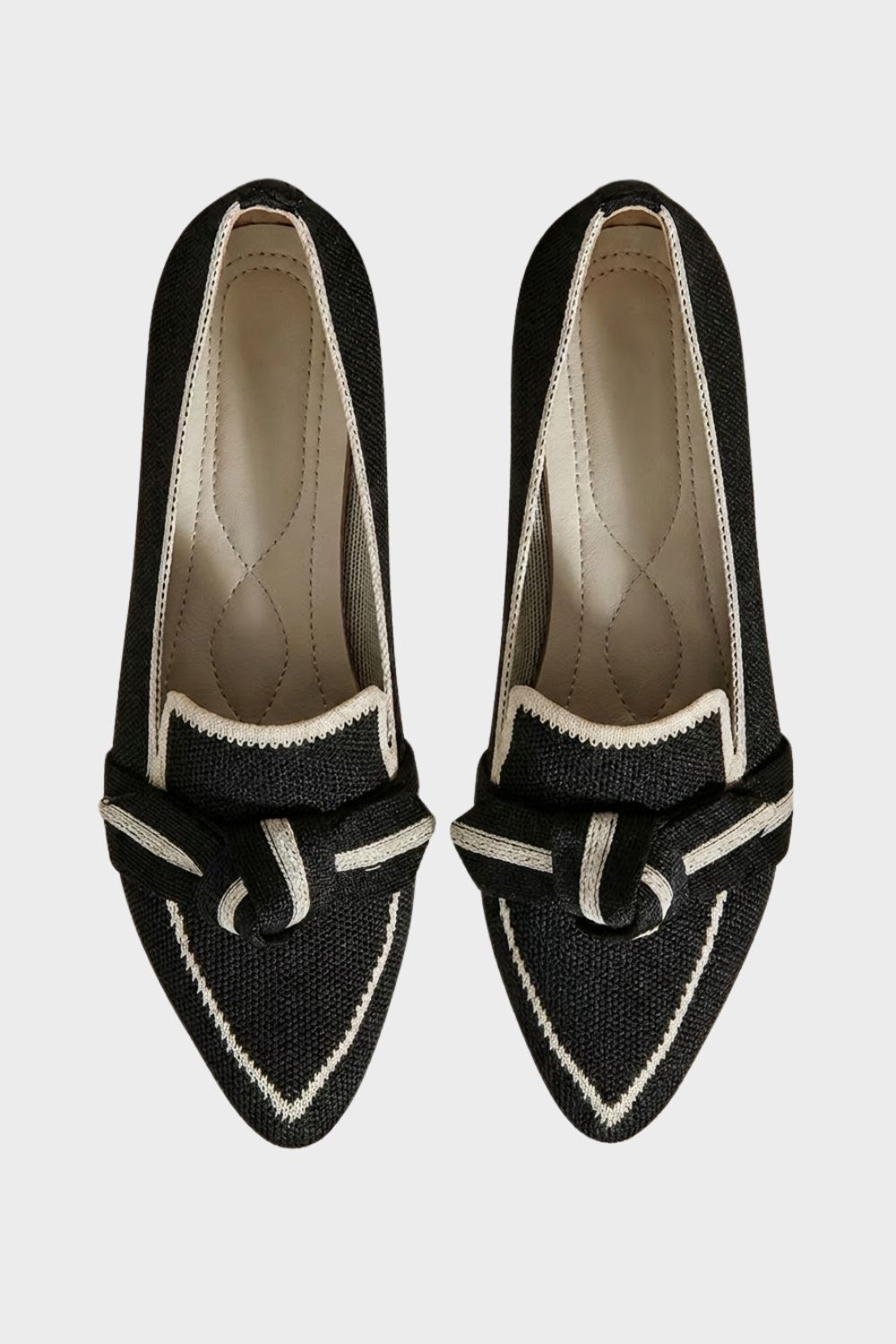 Women's Pointed Loafers | Knit