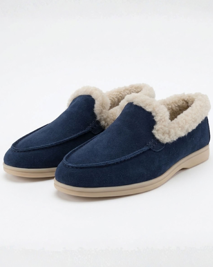 Fur-Lined Moccasins for Men