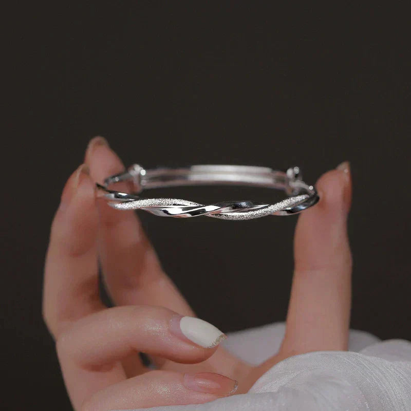 Ximena™  |  Braided Silver Bracelet