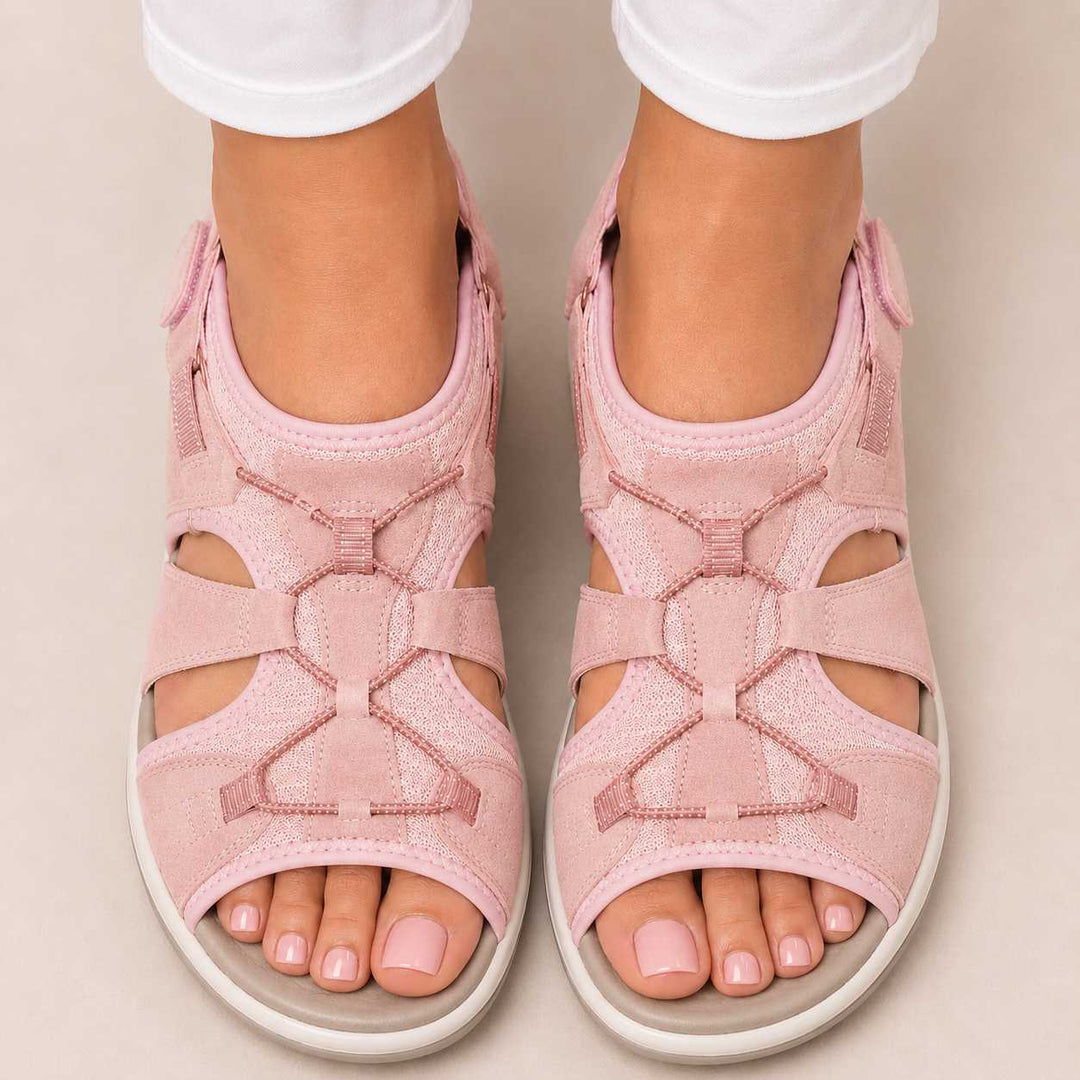 Orthopedic Shoes Women's Sandals Adjustable with Arch Support
